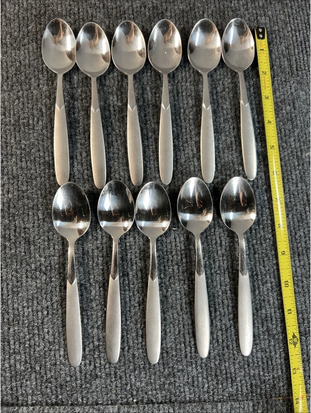 Oneida Cambridge Stainless Steel Flatware Set Of 11 Teaspoons
